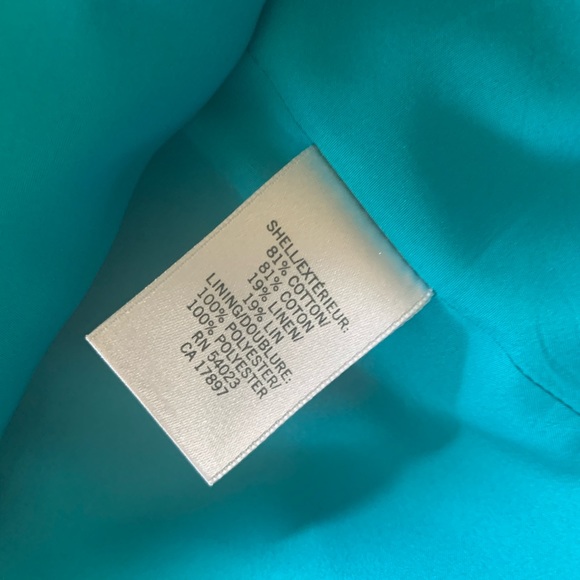 Banana Republic Turquoise Tweed Pencil Skirt 10 - Picture 5 of 7